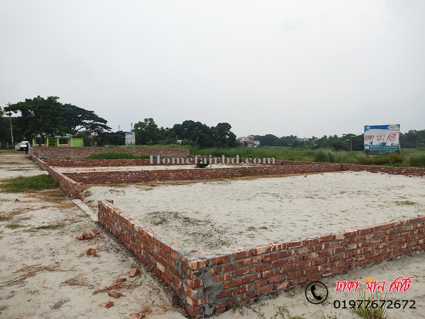 Commercial plot sale in Dhaka Sun City@3 Katha