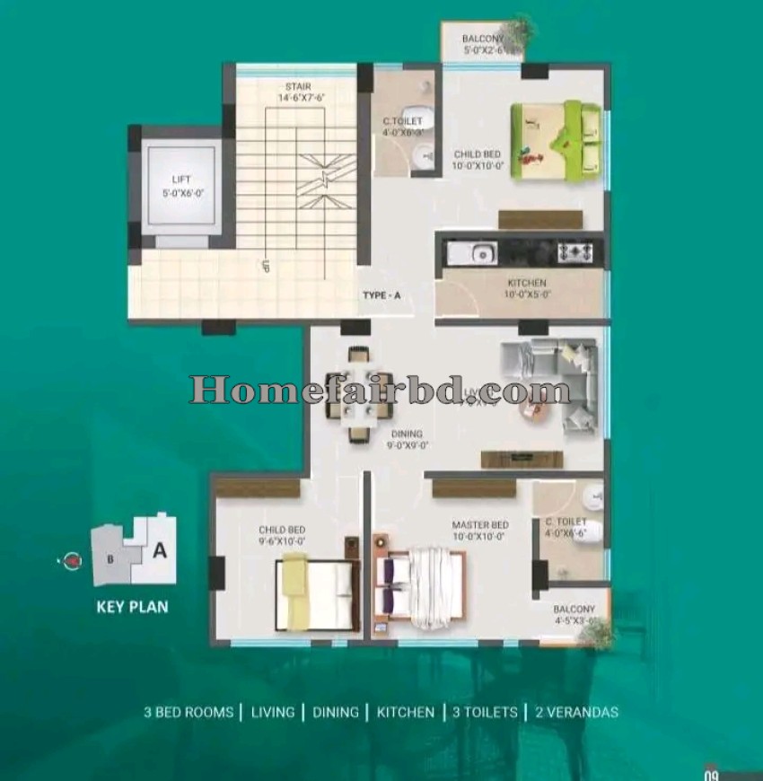 Buy flat in 24 month installments