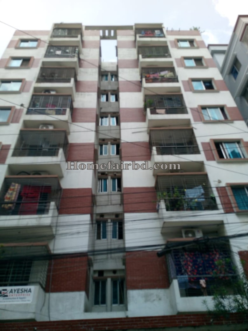 Ready apartment for sale in Aftabnagar Block-E@1266 sqft