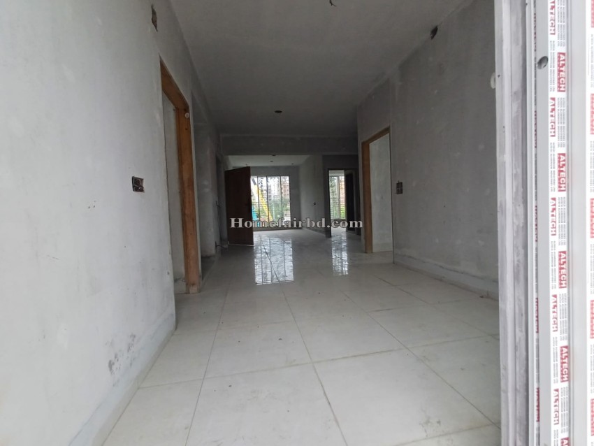 Spacious 1500 Sqft Ready Flat Sale in Bashundhara