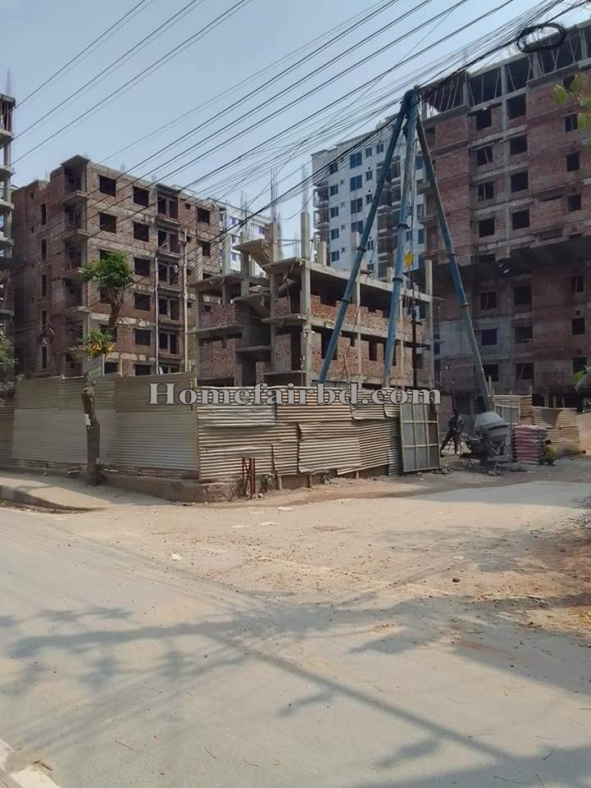 2160 sqft corner flat sale at Mohammadpur