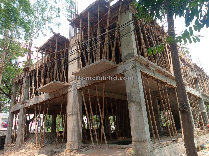 বসিলা গার্ডেন সিটিতে আবাসিক ভবনে ১৮৬০স্কয়ার ফিটের ফ্ল্যাট