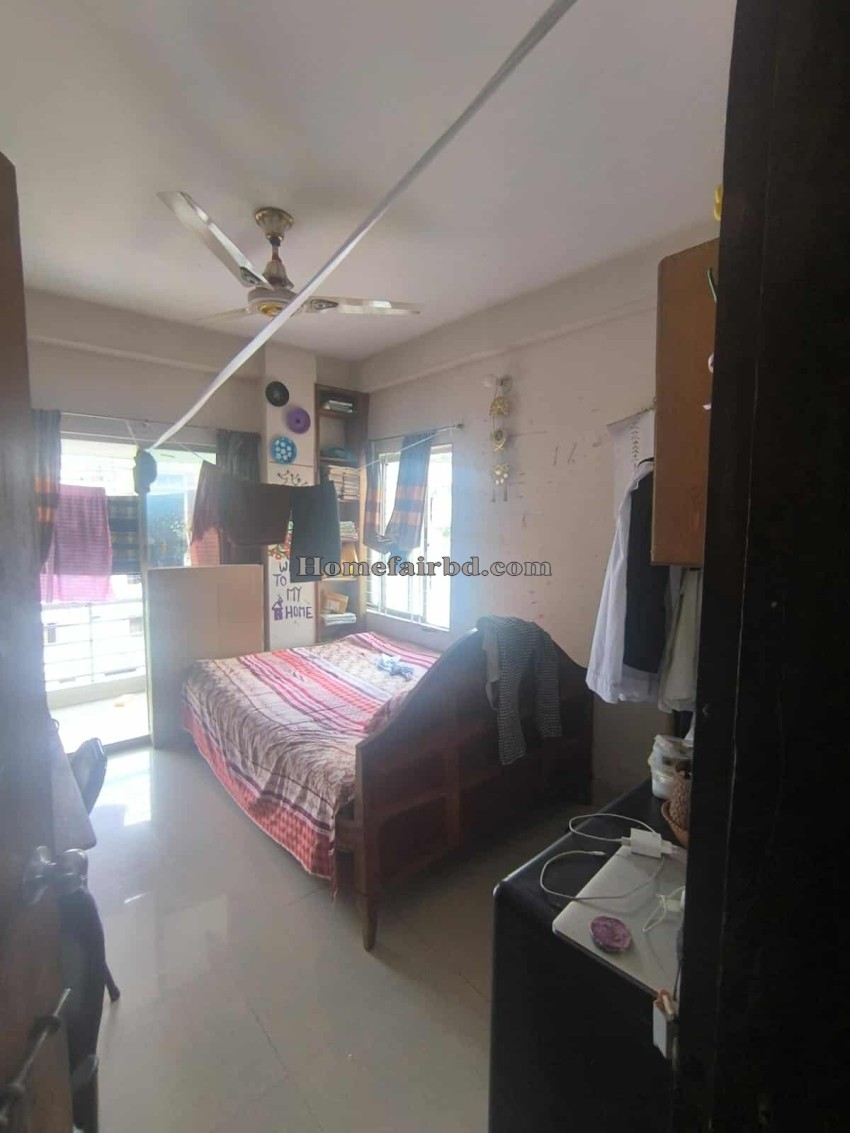 Well-Decorated 1200 sq.ft Flat with Parking for Sale