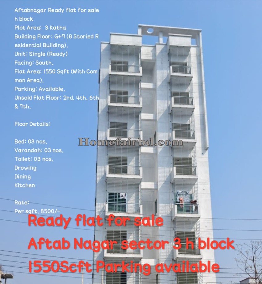 Ready flat for sale in aftab nagar h block sector 3 